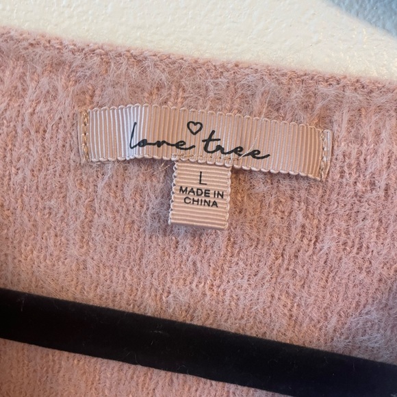 Blush Pink Fuzzy Top - Picture 2 of 5